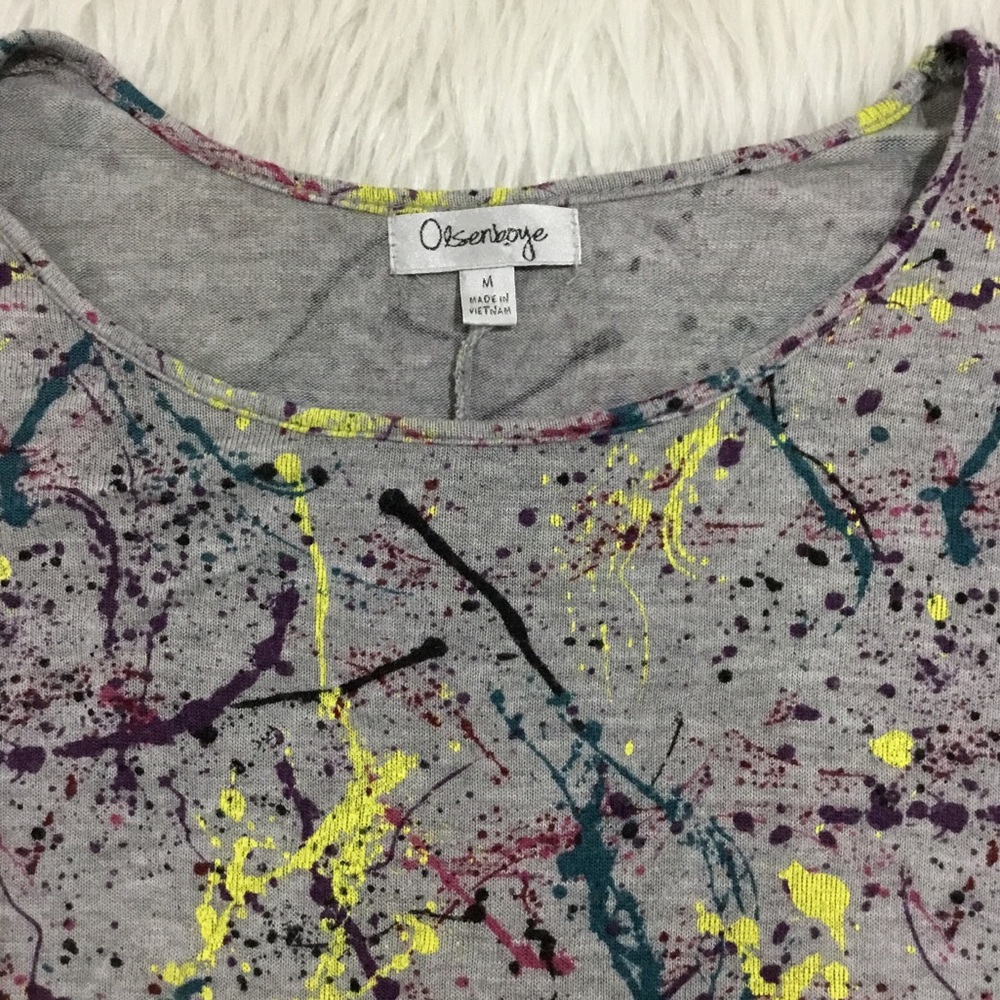 Olsenboye oversized multicolored top